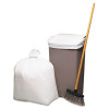 Linear-Low-Density Recycled Tall Kitchen Bags, Open-Face, 13 Gal, 24" x 33", White, 15 Bags/Roll, 10 Rolls/Box
