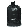 Linear Low Density Large Trash And Yard Bags, Open-Face, 33 Gal, 0.9 Mil, 32.5" x 40", Black, 80/Carton