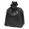 Linear Low Density Recycled Can Liners, 10 Gal, 0.85 Mil, 24" x 23", Black, 25 Bags/Roll, 20 Rolls/Carton
