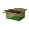 Linear Low Density Recycled Can Liners, 16 Gal, 0.85 Mil, 24" x 33", Black, 25 Bags/Roll, 20 Rolls/Carton