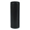 Linear Low Density Recycled Can Liners, 33 Gal, 1.65 Mil, 33" x 39", Black, 10 Bags/Roll, 10 Rolls/Carton