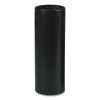Linear Low Density Recycled Can Liners, 45 Gal, 2 Mil, 40" x 46", Black, 10 Bags/Roll, 10 Rolls/Carton