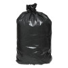 Linear Low Density Recycled Can Liners, 45 Gal, 2 Mil, 40" x 46", Black, 10 Bags/Roll, 10 Rolls/Carton