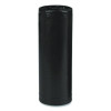Linear Low Density Recycled Can Liners, 56 Gal, 1.25 Mil, 43" x 48", Black, 10 Bags/Roll, 10 Rolls/Carton