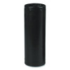 Linear Low Density Recycled Can Liners, 45 Gallon, 1.25 Mil, 40" x 46", Black, 10 Bags/Roll, 10 Rolls/Carton