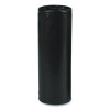 Linear Low Density Recycled Can Liners, 45 Gal, 1.65 Mil, 40" x 46", Black, 10 Bags/Roll, 10 Rolls/Carton