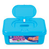 Baby Wipes Tub, Unscented, White, 80/Tub, 12 Tubs/Carton