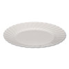 Classicware Plastic Dinnerware, Plates, 9" Dia, White, 12/Bag, 15 Bags/Carton