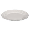 Classicware Plastic Dinnerware Plates, 9" Dia, White, 12/Pack
