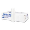 High-Density Commercial Can Liners, 16 Gal, 6 Mic, 24" x 33", Natural, Interleaved Roll, 50 Bags/Roll, 20 Rolls/Carton