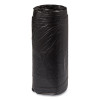 High-Density Commercial Can Liners, 16 Gal, 8 Mic, 24" x 33", Black, Interleaved Roll, 50 Bags/Roll, 20 Rolls/Carton