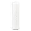 High-Density Commercial Can Liners, 30 Gal, 8 Mic, 30" x 37", Clear, Interleaved Roll, 25 Bags/Roll, 20 Rolls/Carton