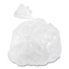 High-Density Commercial Can Liners, 30 Gal, 13 Mic, 30" x 37", Clear, Interleaved Roll, 25 Bags/Roll, 20 Rolls/Carton
