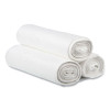 High-Density Commercial Can Liners, 30 Gal, 16 Mic, 30" x 37", Clear, Interleaved Roll, 25 Bags/Roll, 20 Rolls/Carton
