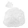 High-Density Commercial Can Liners, 30 Gal, 16 Mic, 30" x 37", Clear, Interleaved Roll, 25 Bags/Roll, 20 Rolls/Carton