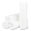 High-Density Commercial Can Liners, 33 Gal, 11 Mic, 33" x 40", Clear, Interleaved Roll, 25 Bags/Roll, 20 Rolls/Carton