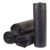 High-Density Commercial Can Liners, 33 Gal, 16 Mic, 33" x 40", Black, Interleaved Roll, 25 Bags/Roll, 10 Rolls/Carton