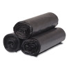 High-Density Commercial Can Liners, 33 Gal, 16 Mic, 33" x 40", Black, Interleaved Roll, 25 Bags/Roll, 10 Rolls/Carton