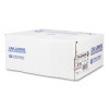 High-Density Commercial Can Liners, 55 Gal, 17 Mic, 36" x 60", Clear, Interleaved Roll, 25 Bags/Roll, 8 Rolls/Carton