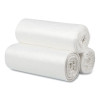 High-Density Commercial Can Liners, 60 Gal, 12 Mic, 38" x 60", Clear, Interleaved Roll, 25 Bags/Roll, 8 Rolls/Carton