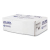 High-Density Commercial Can Liners, 60 Gal, 14 Mic, 38" x 60", Clear, Interleaved Roll, 25 Bags/Roll, 8 Rolls/Carton