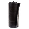 High-Density Commercial Can Liners, 60 Gal, 17 Mic, 38" x 60", Black, Interleaved Roll, 25 Bags/Roll, 8 Rolls/Carton