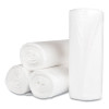 High-Density Commercial Can Liners, 60 Gal, 17 Mic, 38" x 60", Clear, Interleaved Roll, 25 Bags/Roll, 8 Rolls/Carton