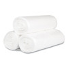 High-Density Commercial Can Liners, 60 Gal, 17 Mic, 38" x 60", Clear, Interleaved Roll, 25 Bags/Roll, 8 Rolls/Carton