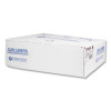 High-Density Commercial Can Liners, 60 Gal, 22 Mic, 38" x 60", Black, Interleaved Roll, 25 Bags/Roll, 6 Rolls/Carton