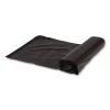 High-Density Commercial Can Liners, 45 Gal, 12 Mic, 40" x 48", Black, Interleaved Roll, 25 Bags/Roll, 10 Rolls/Carton