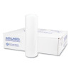 High-Density Commercial Can Liners, 45 Gal, 14 Mic, 40" x 48", Clear, Interleaved Roll, 25 Bags/Roll, 10 Rolls/Carton
