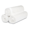 High-Density Commercial Can Liners, 45 Gal, 16 Mic, 40" x 48", Clear, Interleaved Roll, 25 Bags/Roll, 10 Rolls/Carton