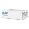 High-Density Commercial Can Liners, 45 Gal, 22 Mic, 40" x 48", Black, Interleaved Roll, 25 Bags/Roll, 6 Rolls/Carton