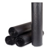 High-Density Commercial Can Liners, 56 Gal, 16 Mic, 43" x 48", Black, Interleaved Roll, 25 Bags/Roll, 8 Rolls/Carton