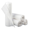 High-Density Commercial Can Liners, 56 Gal, 16 Mic, 43" x 48", Natural, Interleaved Roll, 25 Bags/Roll, 8 Rolls/Carton