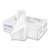 High-Density Commercial Can Liners, 56 Gal, 17 Mic, 43" x 48", Clear, Interleaved Roll, 25 Bags/Roll, 8 Rolls/Carton