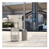 Classics Perforated Open Top Receptacle, 51 Gal, Steel, Black