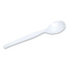 Plastic Cutlery, Heavyweight Soup Spoon, White, 1,000/Carton