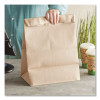 Grocery Paper Bags, 1/6 Bbl Size, Extra Heavy-Duty, 75# Basis Weight, 12" x 7" x 17", Kraft, 400/Bundle