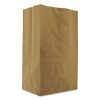 Grocery Paper Bags, 1/8 Bbl Squat Size, Heavy-Duty, 57# Basis Weight, 10.5" x 6.25" x 13.88", Kraft, 500/Bundle