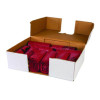 Institutional Low-Density Can Liners, Infectious Waste Biohazard, 10 Gal, 1.3 Mil, 24 x 23, Red, Interleaved, 25/Rl, 10 Rl/Ct
