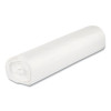 Low-Density Commercial Can Liners, 10 Gal, 0.35 Mil, 24" x 24", Clear, Perforated Roll, 50 Bags/Roll, 20 Rolls/Carton