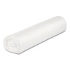 Low-Density Commercial Can Liners, 16 Gal, 0.5 Mil, 24" x 32", White, Interleaved Roll, 50 Bags/Roll, 10 Rolls/Carton