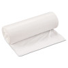 Low-Density Commercial Can Liners, 33 Gal, 0.8 Mil, 33" x 39", White, Interleaved Roll, 25 Bags/Roll, 6 Rolls/Carton