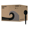 Heavyweight Polystyrene Cutlery, Soup Spoon, Plastic, Black, 1,000/Carton