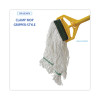 Saddleback Loop End Rayon Mop Head, Rayon, Medium, 14 Oz, White, Dozen