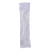 Heavyweight Wrapped Polypropylene Cutlery, Soup Spoon, Plastic, White, 1,000/Carton
