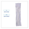Heavyweight Wrapped Polypropylene Cutlery, Soup Spoon, Plastic, White, 1,000/Carton