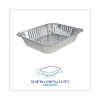 Aluminum Steam Table Pans, Half-Size Deep, 400 Gauge, 2.56" Deep, 10.38 x 12.75, 100/Carton