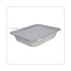 Aluminum Steam Table Pans, Half-Size Deep, 400 Gauge, 2.56" Deep, 10.38 x 12.75, 100/Carton